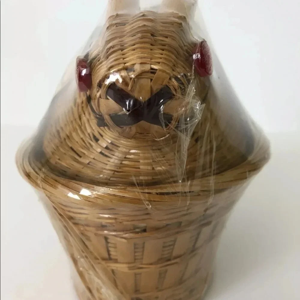 Vintage 1982 Paul‎ Marshall Figural Rabbit Basket